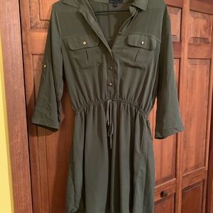 Army green dress